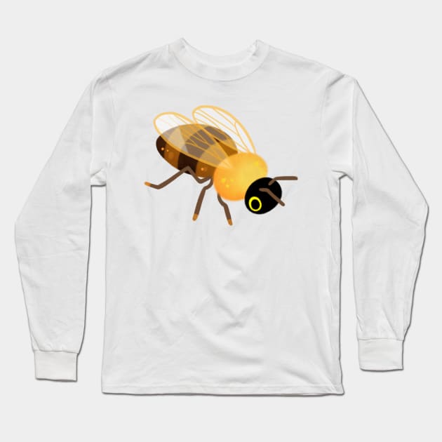 Honey bee 1 Long Sleeve T-Shirt by pikaole